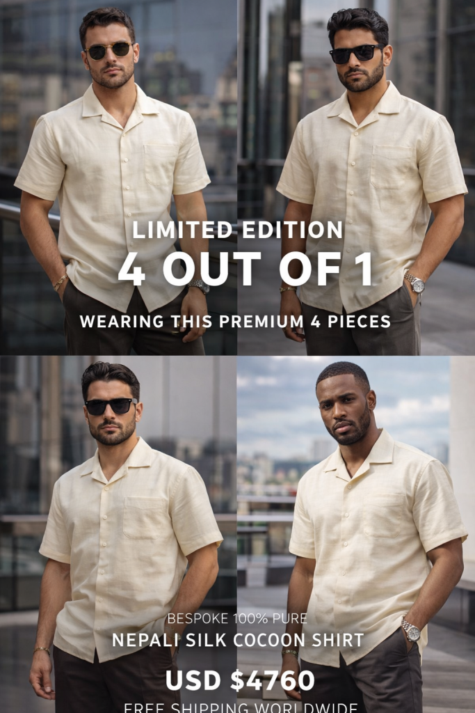 LIMITED EDITION 100% PURE SILK SHIRTS FOR BILLIONAIRES